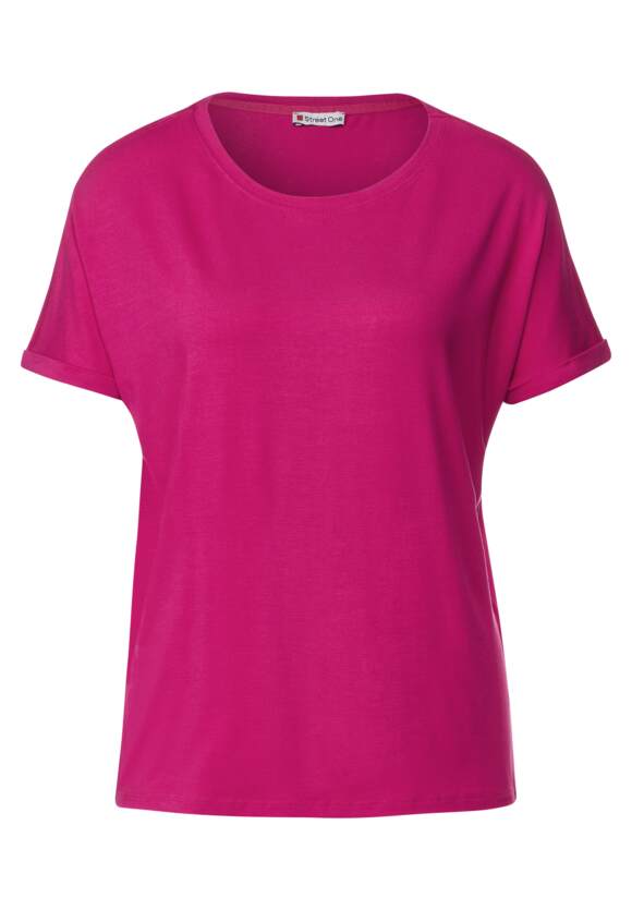 | Pink Nu Online-Shop in ONE STREET ONE Crista T-Shirt - Damen STREET Style Unifarbe -