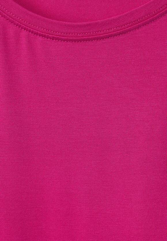 STREET ONE - Damen Unifarbe Online-Shop Nu in Pink Style STREET - Crista T-Shirt | ONE