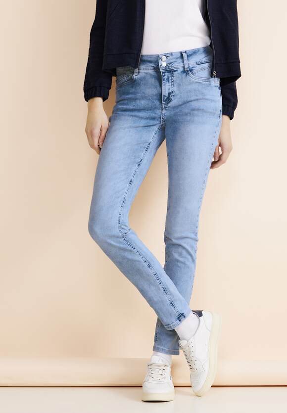 slim fit indigo jeans