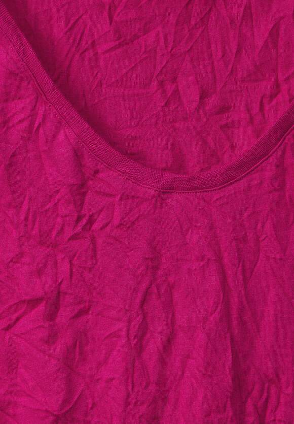STREET ONE Crash | Shirt Nu Online-Shop Style Damen Unifarbe Gerda - in STREET ONE - Pink
