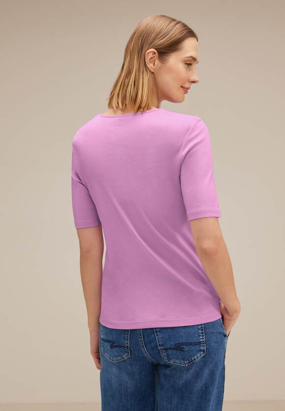 ONE Unifarbe T-Shirt STREET Rose | Style - Damen in - ONE STREET Bright Online-Shop Palmira