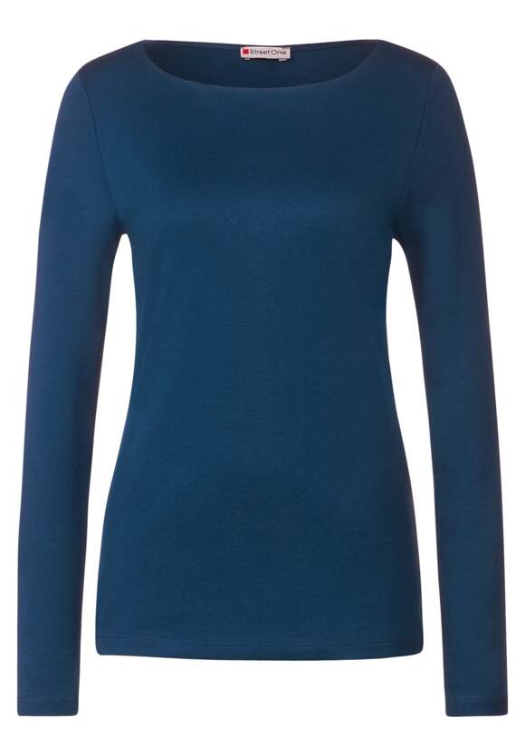 Online-Shop - STREET Atlantic ONE ONE | Style Softes - Damen Blue Langarmshirt STREET Lanea