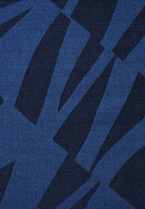 STREET ONE Softer Schal mit Muster Damen - Deep Blue | STREET ONE  Online-Shop | Modeschals
