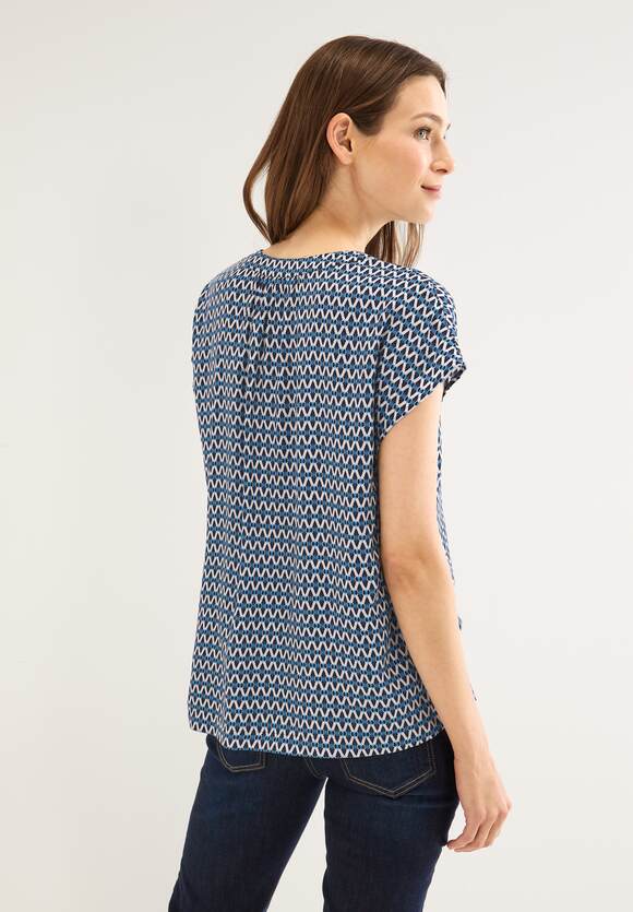 Online-Shop Damen mit ONE STREET - ONE | Blue Blusenshirt Print STREET Deep