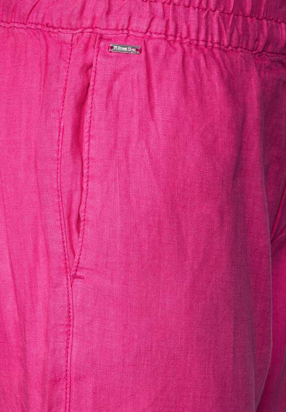 ONE Leinenhose Fit - Pink Loose Oasis STREET Emee Online-Shop STREET ONE - | Damen Style