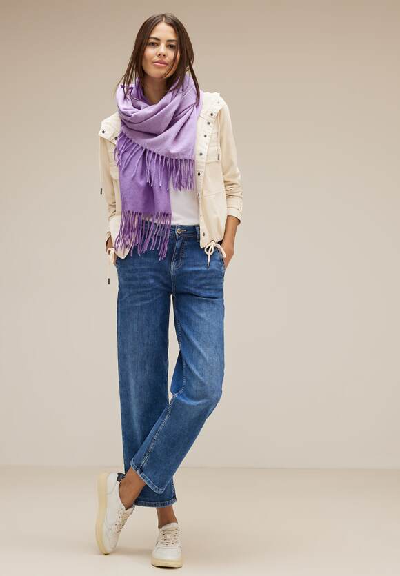 STREET ONE Softer Damen | Online-Shop Schal zweifarbiger Lupine - ONE STREET Lilac