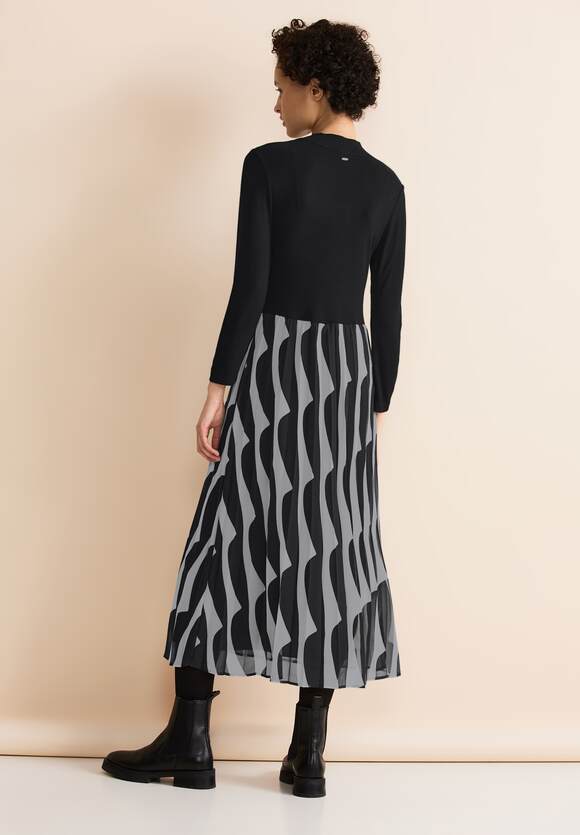 Kleid Materialmix Black Damen STREET | ONE ONE STREET Online-Shop -