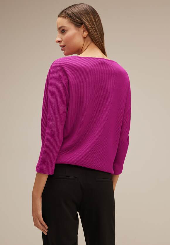 STREET ONE Struktur | Pink ONE Bright STREET - Cozy Damen Online-Shop Shirt
