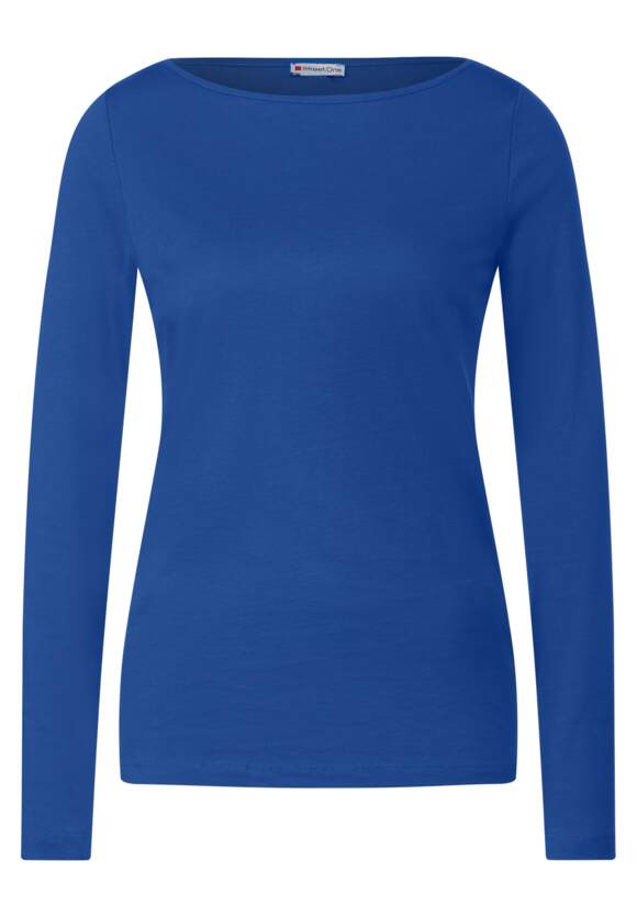 ONE | Basic Blue Langarmshirt STREET STREET Gentle Intense Online-Shop - ONE Damen Fresh