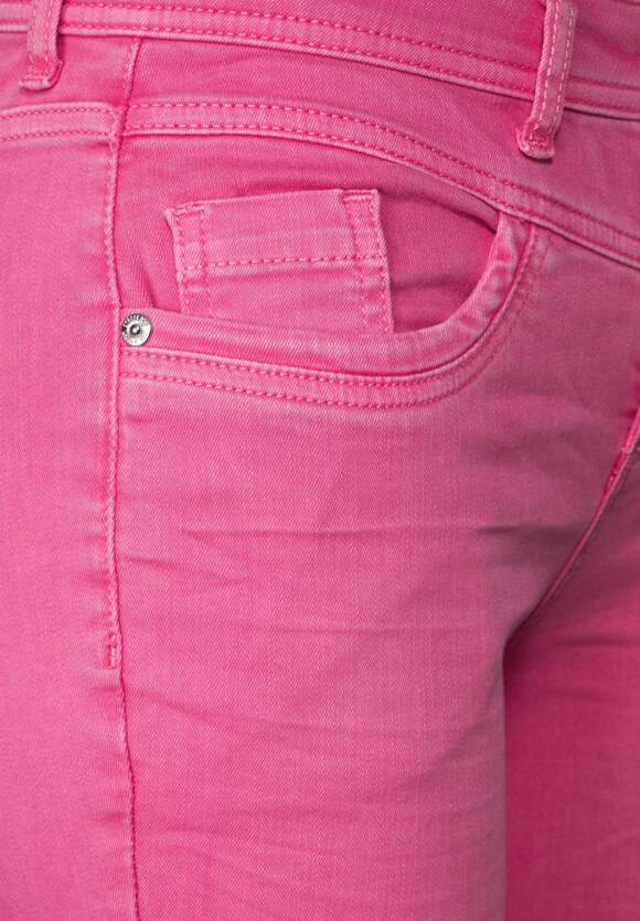 STREET ONE Slim Fit Color Stretch Jeans Damen - Style York - Tamed Rose  Washed | STREET ONE Online-Shop