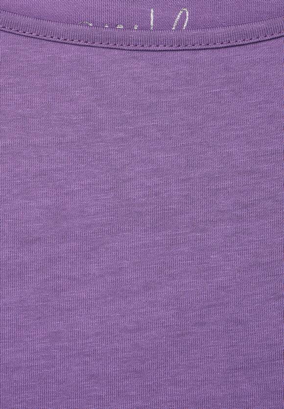 STREET ONE ONE | Damen - STREET mit U-Boot-Ausschnitt Shirt Lilac Online-Shop Lupine