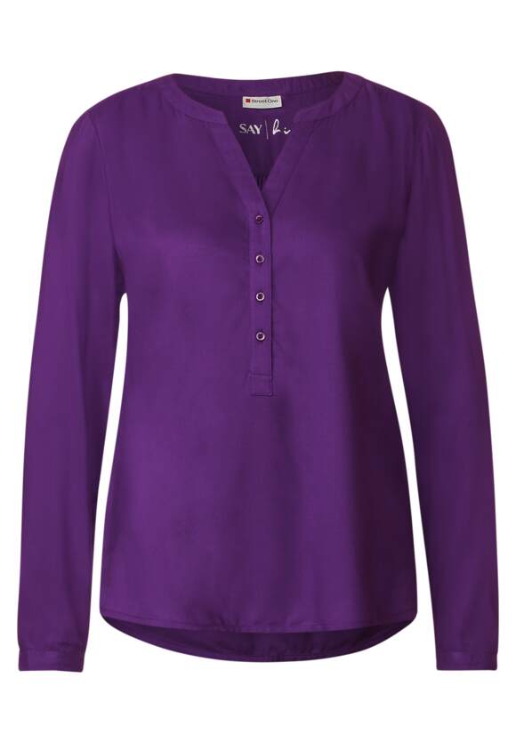 | in Basic ONE - Bluse Pure Lilac Deep - Unifarbe Online-Shop Damen Style ONE STREET STREET Bamika