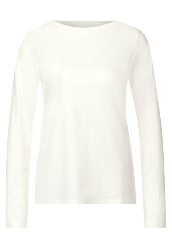 STREET ONE Softes Shirt in Online-Shop Off ONE - Unifarbe Damen White STREET 