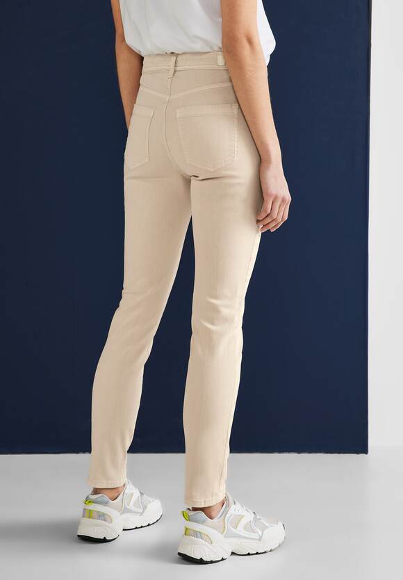 STREET ONE Sand Light STREET Damen Online-Shop Jeans ONE Style Stretch - | Color Washed Smooth Slim Fit - York