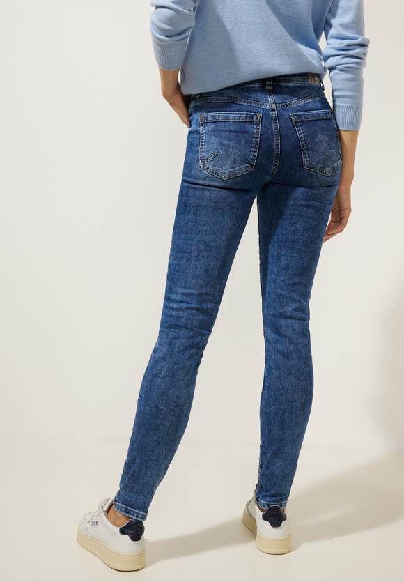 STREET ONE Slim Fit Indigo York ONE - Wash Jeans Authentic Style Online-Shop STREET - Damen 