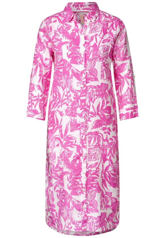 Online-Shop Leinen ONE ONE - Oasis | Damen STREET STREET Shirtkleid Print Light Pink mit